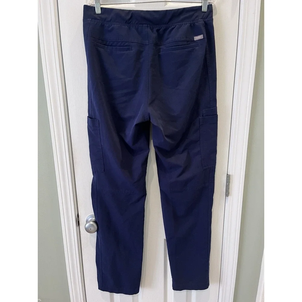 Figs Technical Axim Cargo Scrub Pant Mens Sz Large Navy Blue T2001 PO#3181